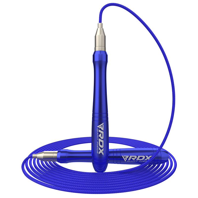 RDX W2 Adjustable 10.3ft Skipping Rope with Non-Slip Aluminum Handles