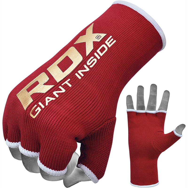 RDX HY Inner Gloves Elasticated Half Finger for Boxing, MMA Knuckle Protection OEKO-TEXÂ®Â Standard 100 certified