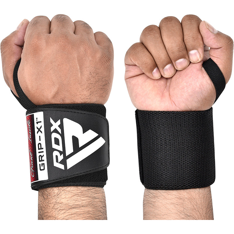 RDX W3 IPL USPA Approved Powerlifting Wrist Support Wraps with Thumb Loops OEKO-TEXÂ®Â Standard 100 certified