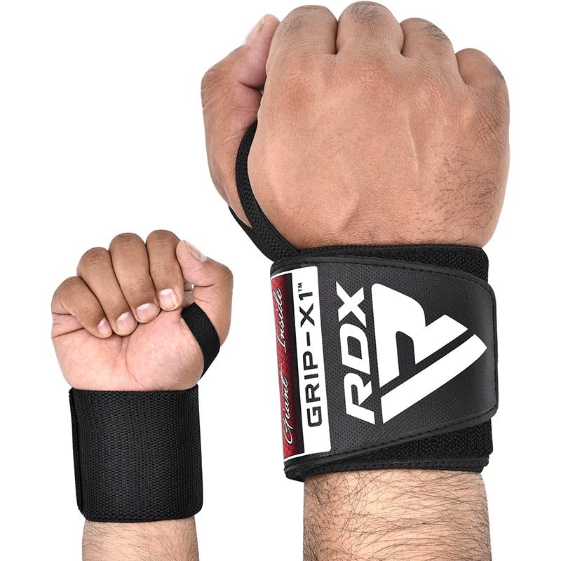 RDX W3 IPL USPA Approved Powerlifting Wrist Support Wraps with Thumb Loops OEKO-TEXÂ®Â Standard 100 certified