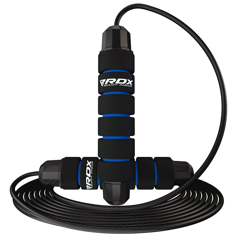 RDX W1 Jump Rope With Foam Handles BLUE