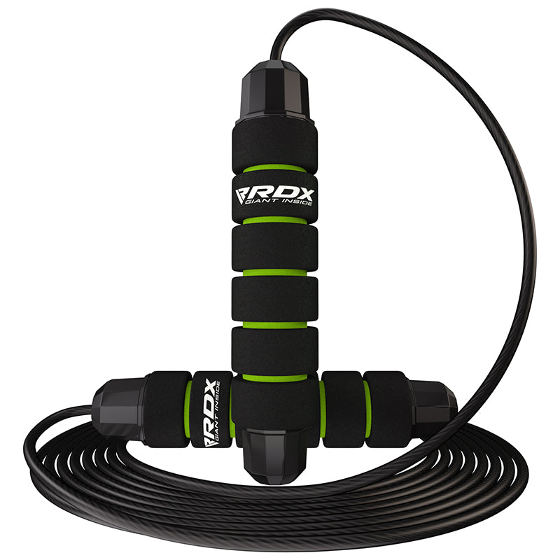 RDX W1 Jump Rope With Foam Handles GREEN