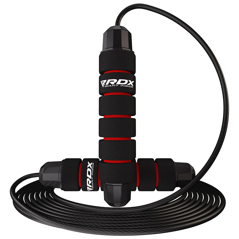 RDX W1 Jump Rope With Foam Handles RED